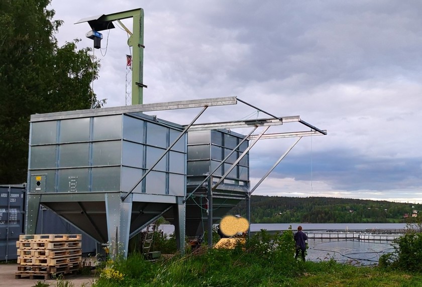Silos för foder